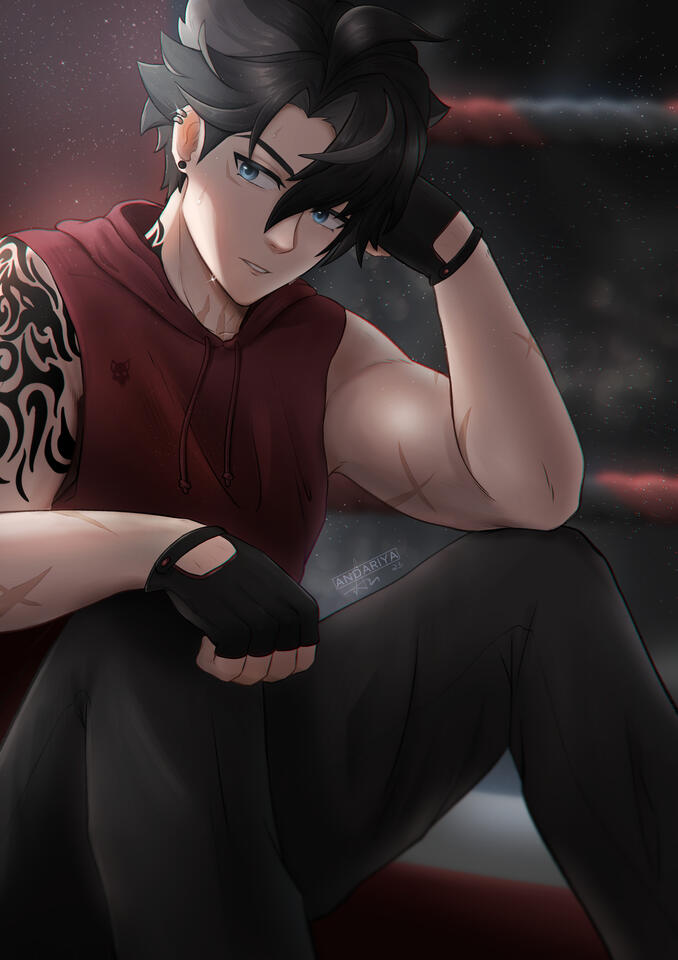 [Fanart] Wriothesley from Genshin Impact