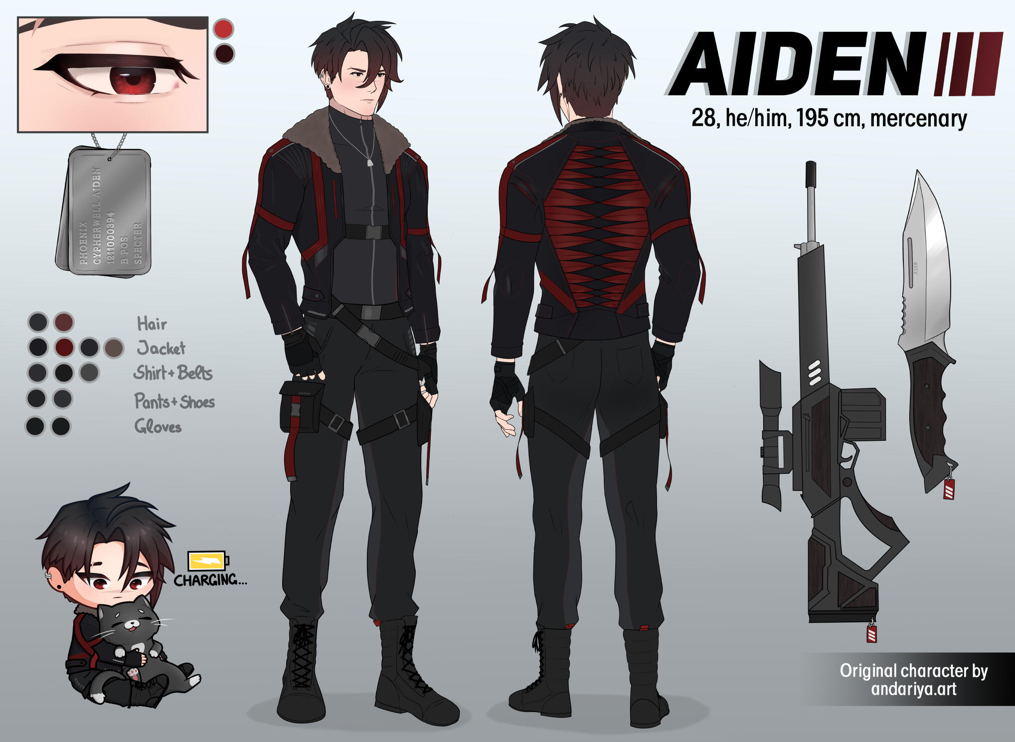 Aiden Ref. Sheet (with jacket)