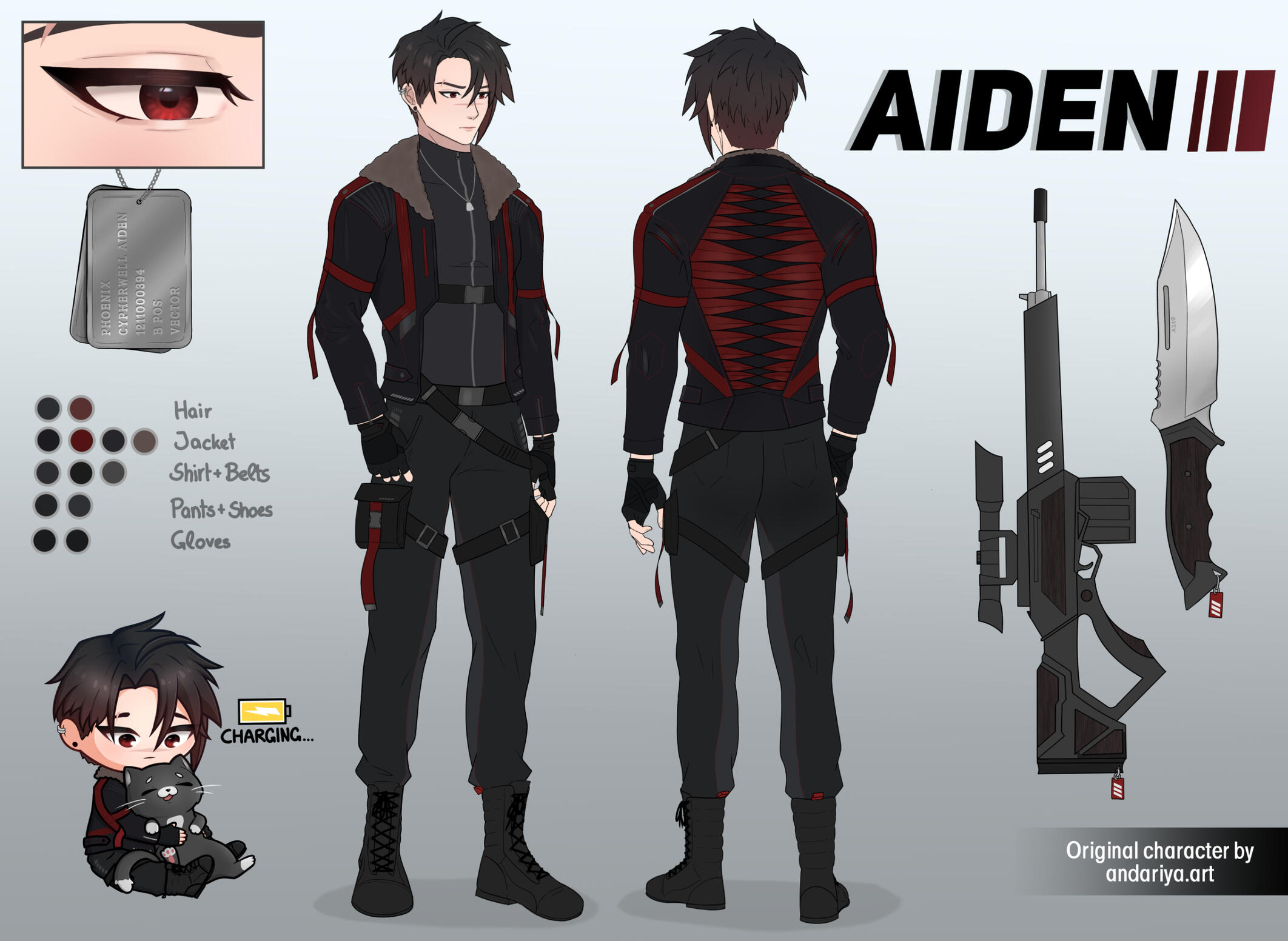 Aiden Ref. Sheet (with jacket)