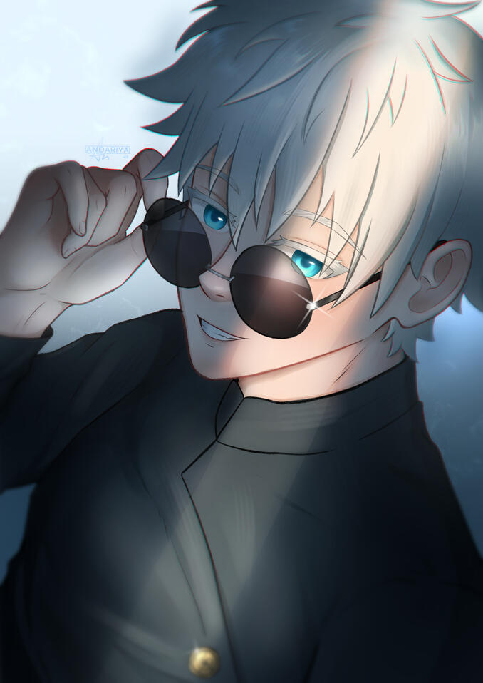 [Fanart] Young Gojo Satoru from JJK